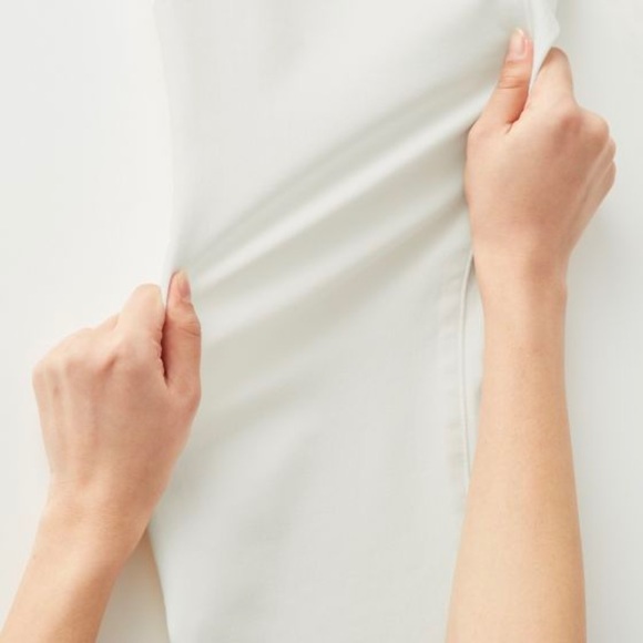 MUJI STRETCHY DENIM BOYFRIEND FIT PANTS 25 - Picture 8 of 8